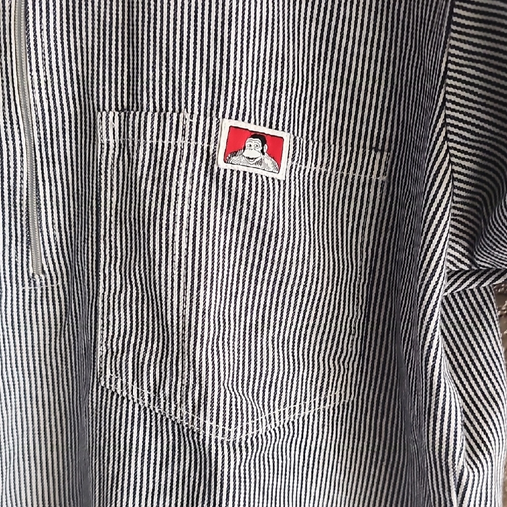 Classic Black and White Striped Men's Shirt - Picture 3 of 6